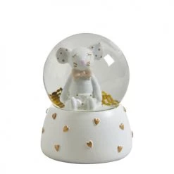 Mathilde M Objets Déco Enfant Boule à Neige Souriceau