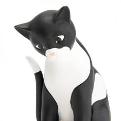 Amadeus Objets Déco Enfant Chat Et Oiseau De Décoration En Résine -Luminaires enfant Soldes chat et oiseau de decoration en resine 1