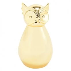 Amadeus Objets Déco Enfant Chouette De Décoration En Dolomite Or