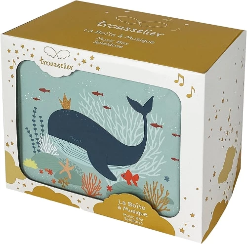 Trousselier Objets Déco Enfant Coffret à Bijoux Musical Océan 15x8x10,5cm 3 Trousselier Objets Déco Enfant Coffret à Bijoux Musical Océan 15x8x10,5cm – Image 3