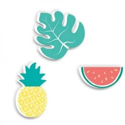 STC Portemanteaux Et Patères Enfant Crochets Patères Enfants Ananas Pastèque - Lot De 3