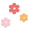 STC Portemanteaux Et Patères Enfant Crochets Patères Fleurs - Lot De 3