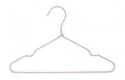 Kindsgut Portemanteaux Et Patères Enfant Ensemble De 5 Cintres Pour Enfants En Métal/tissu Rose