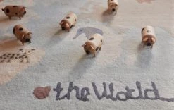 OYOY Living Design Objets Déco Enfant Figure Cochon En Bois H6,6x11,2x5,5cm -Luminaires enfant Soldes figure cochon en bois h6 6x11 2x5 5cm 2