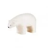 T-Lab Objets Déco Enfant Figurine En Bois Ours Polaire