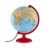 Tecnodidattica Objets Déco Enfant Globe Terrestre Illustré 25 Cm Lumineux Textes En Français