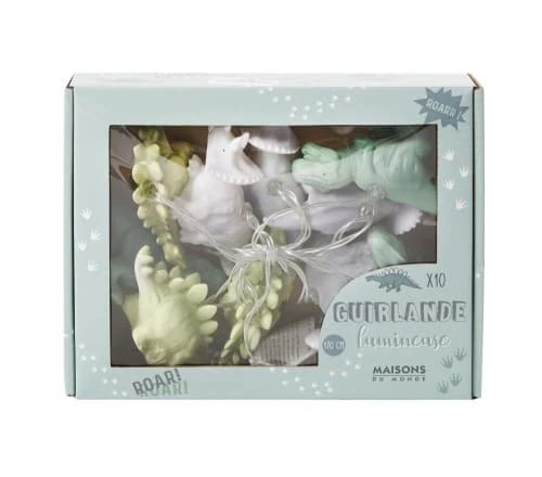 Maisons Du Monde Déco Lumineuses Enfant Guirlande Lumineuse Dinosaures 10 LED L136 3 Maisons Du Monde Déco Lumineuses Enfant Guirlande Lumineuse Dinosaures 10 LED L136 – Image 3