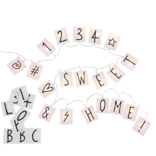 Maisons Du Monde Déco Lumineuses Enfant Guirlande Lumineuse Lightbox 20 LED 3 Maisons Du Monde Déco Lumineuses Enfant Guirlande Lumineuse Lightbox 20 LED – Image 3