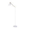Maisons Du Monde Lampadaires Enfant Lampadaire Ajustable En Métal Blanc Et Bois D'hévéa H149