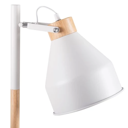 Maisons Du Monde Lampadaires Enfant Lampadaire En Hévéa Et Métal Blanc 2 Maisons Du Monde Lampadaires Enfant Lampadaire En Hévéa Et Métal Blanc – Image 2