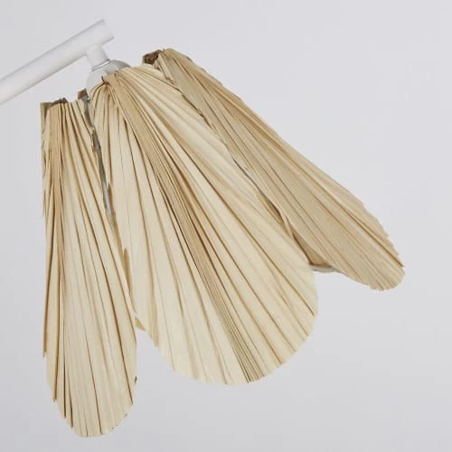 Maisons Du Monde Lampadaires Enfant Lampadaire En Hévéa, Métal Blanc Et Abat-jour En Raphia H133 2 Maisons Du Monde Lampadaires Enfant Lampadaire En Hévéa, Métal Blanc Et Abat-jour En Raphia H133 – Image 2