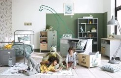 Maisons Du Monde Lampadaires Enfant Lampadaire Orientable En Métal Gris -Luminaires enfant Soldes lampadaire orientable en metal gris 1000 15 16 143393 24