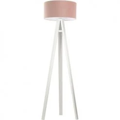 BPS Koncept Lampadaires Enfant Lampadaire Tissu Rose 40x40x141cm