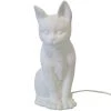 Faye Lampes De Chevet Enfant Lampe à Poser Blanche Chat