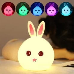 Coup De Coeur Luminaires Enfant Lampe à Poser Design Rechargeable Lapin -Luminaires enfant Soldes lampe a poser design rechargeable lapin 6