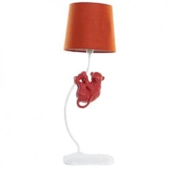 ITEM International Lampes De Chevet Enfant Lampe à Poser Singe Orange