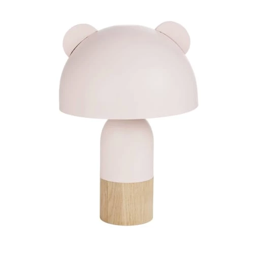 Maisons Du Monde Lampes De Chevet Enfant Lampe Abat-jour Rose En Métal Oreilles En Bois Avec Pied Bicolore écru Et Bois H25 1 Maisons Du Monde Lampes De Chevet Enfant Lampe Abat-jour Rose En Métal Oreilles En Bois Avec Pied Bicolore écru Et Bois H25