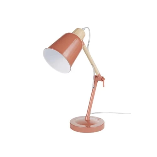 Maisons Du Monde Lampes De Chevet Enfant Lampe De Bureau En Bois D'hévéa Et Métal Terracotta 1 Maisons Du Monde Lampes De Chevet Enfant Lampe De Bureau En Bois D'hévéa Et Métal Terracotta