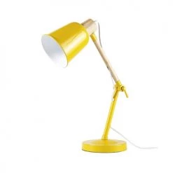 Maisons Du Monde Lampes De Chevet Enfant Lampe De Bureau En Métal Jaune Et Hévéa 8 Maisons Du Monde Lampes De Chevet Enfant Lampe De Bureau En Métal Jaune Et Hévéa -Luminaires enfant Soldes lampe de bureau en metal jaune et hevea 1000 7 22 181652 2