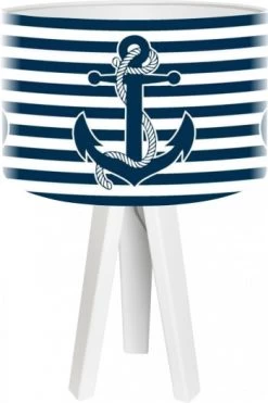 BPS Koncept Lampes De Chevet Enfant Lampe De Chevet Enfant Trépied Bois Abat Jour Blanc Et Bleu 6 BPS Koncept Lampes De Chevet Enfant Lampe De Chevet Enfant Trépied Bois Abat Jour Blanc Et Bleu -Luminaires enfant Soldes lampe de chevet enfant trepied blanc abat jour blanc et bleu 3