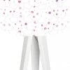 BPS Koncept Lampes De Chevet Enfant Lampe De Chevet Enfant Trépied Blanc Abat Jour Multicolore