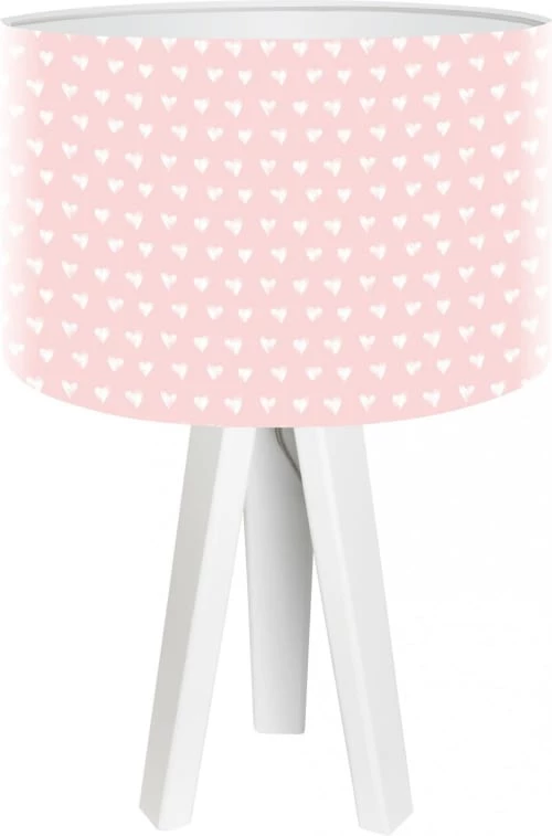 BPS Koncept Lampes De Chevet Enfant Lampe De Chevet Enfant Trépied Blanc Abat Jour Rose 1 BPS Koncept Lampes De Chevet Enfant Lampe De Chevet Enfant Trépied Blanc Abat Jour Rose