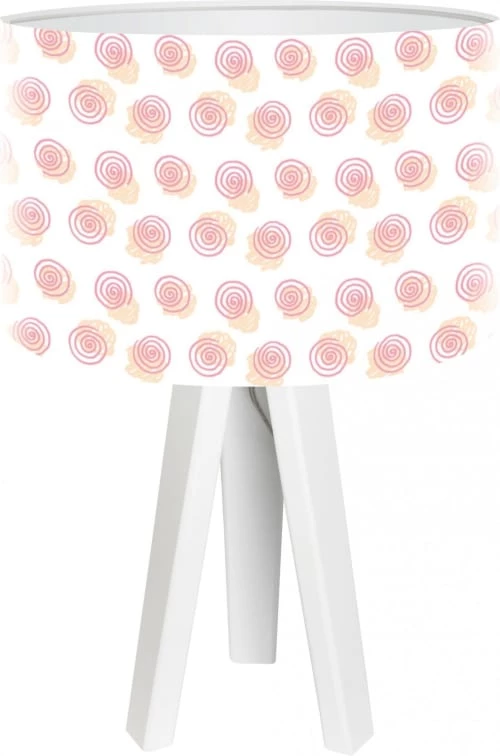 BPS Koncept Lampes De Chevet Enfant Lampe De Chevet Enfant Trépied Blanc Abat Jour Rose 1 BPS Koncept Lampes De Chevet Enfant Lampe De Chevet Enfant Trépied Blanc Abat Jour Rose