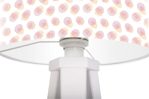 BPS Koncept Lampes De Chevet Enfant Lampe De Chevet Enfant Trépied Blanc Abat Jour Rose 2 BPS Koncept Lampes De Chevet Enfant Lampe De Chevet Enfant Trépied Blanc Abat Jour Rose – Image 2