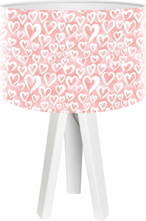 BPS Koncept Lampes De Chevet Enfant Lampe De Chevet Enfant Trépied Blanc Abat Jour Rose 1 BPS Koncept Lampes De Chevet Enfant Lampe De Chevet Enfant Trépied Blanc Abat Jour Rose