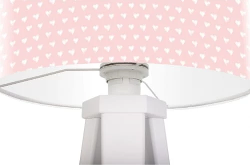 BPS Koncept Lampes De Chevet Enfant Lampe De Chevet Enfant Trépied Blanc Abat Jour Rose 2 BPS Koncept Lampes De Chevet Enfant Lampe De Chevet Enfant Trépied Blanc Abat Jour Rose – Image 2