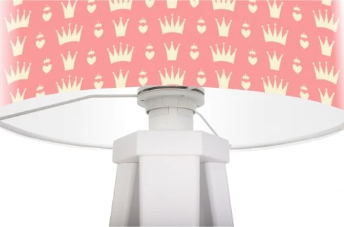 BPS Koncept Lampes De Chevet Enfant Lampe De Chevet Enfant Trépied Blanc Abat Jour Rose 2 BPS Koncept Lampes De Chevet Enfant Lampe De Chevet Enfant Trépied Blanc Abat Jour Rose – Image 2