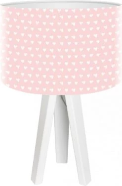 BPS Koncept Lampes De Chevet Enfant Lampe De Chevet Enfant Trépied Bois Clair Abat Jour Rose 7 BPS Koncept Lampes De Chevet Enfant Lampe De Chevet Enfant Trépied Bois Clair Abat Jour Rose -Luminaires enfant Soldes lampe de chevet enfant trepied blanc abat jour rose