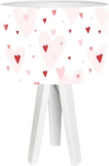 BPS Koncept Lampes De Chevet Enfant Lampe De Chevet Enfant Trépied Bois Abat Jour Blanc Et Rose 4 BPS Koncept Lampes De Chevet Enfant Lampe De Chevet Enfant Trépied Bois Abat Jour Blanc Et Rose – Image 4