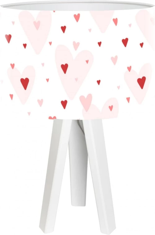 BPS Koncept Lampes De Chevet Enfant Lampe De Chevet Enfant Trépied Blanc Abat Jour Rose 1 BPS Koncept Lampes De Chevet Enfant Lampe De Chevet Enfant Trépied Blanc Abat Jour Rose