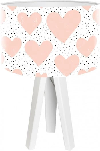 BPS Koncept Lampes De Chevet Enfant Lampe De Chevet Enfant Trépied Blanc Abat Jour Rose 4 BPS Koncept Lampes De Chevet Enfant Lampe De Chevet Enfant Trépied Blanc Abat Jour Rose – Image 4