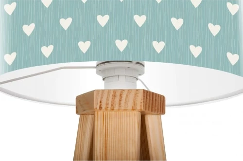 BPS Koncept Lampes De Chevet Enfant Lampe De Chevet Enfant Trépied Bois Clair Abat Jour Bleu 2 BPS Koncept Lampes De Chevet Enfant Lampe De Chevet Enfant Trépied Bois Clair Abat Jour Bleu – Image 2