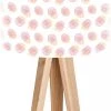 BPS Koncept Lampes De Chevet Enfant Lampe De Chevet Enfant Trépied Bois Clair Abat Jour Rose