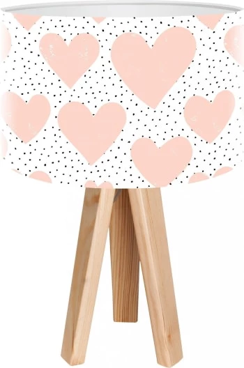 BPS Koncept Lampes De Chevet Enfant Lampe De Chevet Enfant Trépied Blanc Abat Jour Rose 3 BPS Koncept Lampes De Chevet Enfant Lampe De Chevet Enfant Trépied Blanc Abat Jour Rose – Image 3