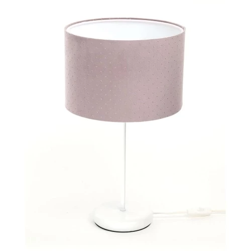 BPS Koncept Lampes De Chevet Enfant Lampe De Table Tissu Rose 26x26x44cm 3 BPS Koncept Lampes De Chevet Enfant Lampe De Table Tissu Rose 26x26x44cm – Image 3