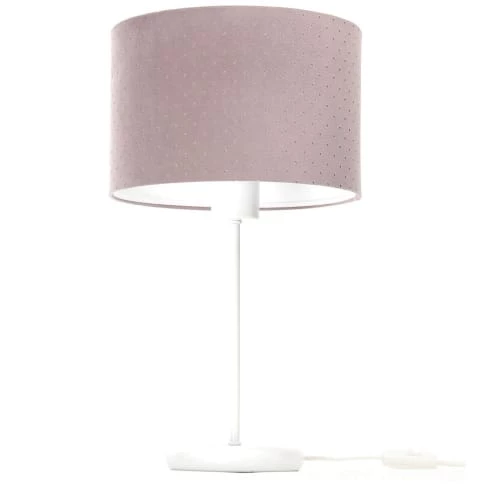 BPS Koncept Lampes De Chevet Enfant Lampe De Table Tissu Rose 26x26x44cm 4 BPS Koncept Lampes De Chevet Enfant Lampe De Table Tissu Rose 26x26x44cm – Image 4