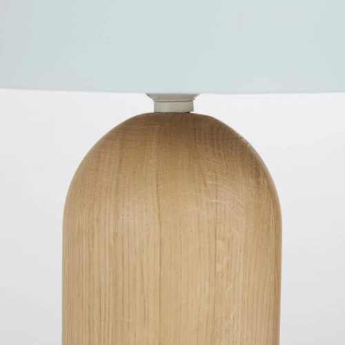 Maisons Du Monde Lampes De Chevet Enfant Lampe En Bois De Chêne Et Métal Vert D'eau H37 2 Maisons Du Monde Lampes De Chevet Enfant Lampe En Bois De Chêne Et Métal Vert D'eau H37 – Image 2
