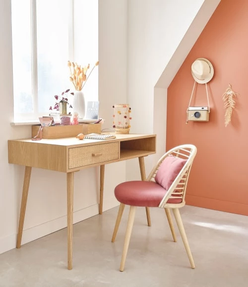 Maisons Du Monde Lampes De Chevet Enfant Lampe En Hévéa Et Osier Avec Pompons Multicolores 4 Maisons Du Monde Lampes De Chevet Enfant Lampe En Hévéa Et Osier Avec Pompons Multicolores – Image 4