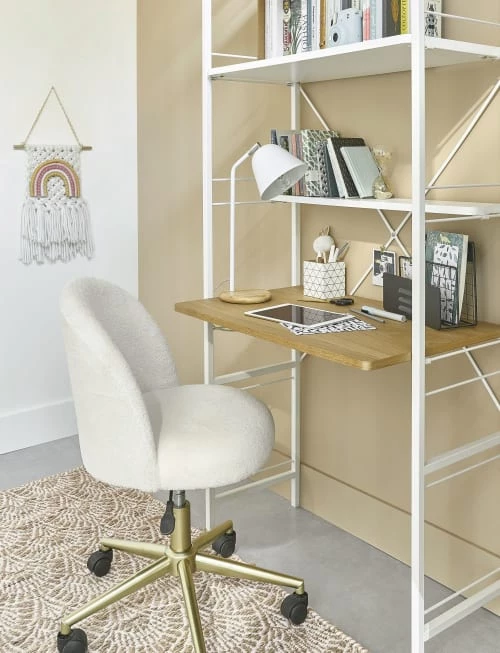 Maisons Du Monde Lampes De Chevet Enfant Lampe En Métal Blanc Et Hévéa 5 Maisons Du Monde Lampes De Chevet Enfant Lampe En Métal Blanc Et Hévéa – Image 5