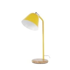 Maisons Du Monde Lampes De Chevet Enfant Lampe En Métal Rose Et Hévéa 10 Maisons Du Monde Lampes De Chevet Enfant Lampe En Métal Rose Et Hévéa -Luminaires enfant Soldes lampe en metal jaune et hevea dixie 1000 2 4 215664 1