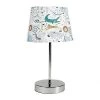 Decoratie Lampes De Chevet Enfant Lampe Safari Pied Métal Argenté