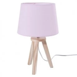Decoratie Lampes De Chevet Enfant Lampe Scandinave 3 Pieds En Bois Rose