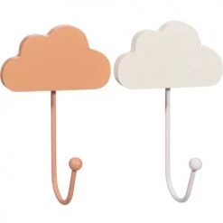 Sass & Belle Portemanteaux Et Patères Enfant Lot De 2 Patères Nuage