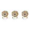 Decoratie Portemanteaux Et Patères Enfant Lot De 3 Patères Lion
