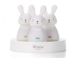 Olala Luminaires Enfant Lot De 3 Veilleuses Nomades Lapin Léo, Léni & Lila