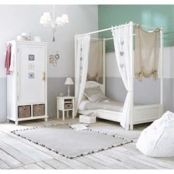 Maisons Du Monde Suspensions Enfant Lustre En Métal Blanc Effet Vieilli Et Pompon Cœur 10 Maisons Du Monde Suspensions Enfant Lustre En Métal Blanc Effet Vieilli Et Pompon Cœur -Luminaires enfant Soldes lustre en metal blanc effet vieilli et pompon coeur 1000 10 5 150885 1